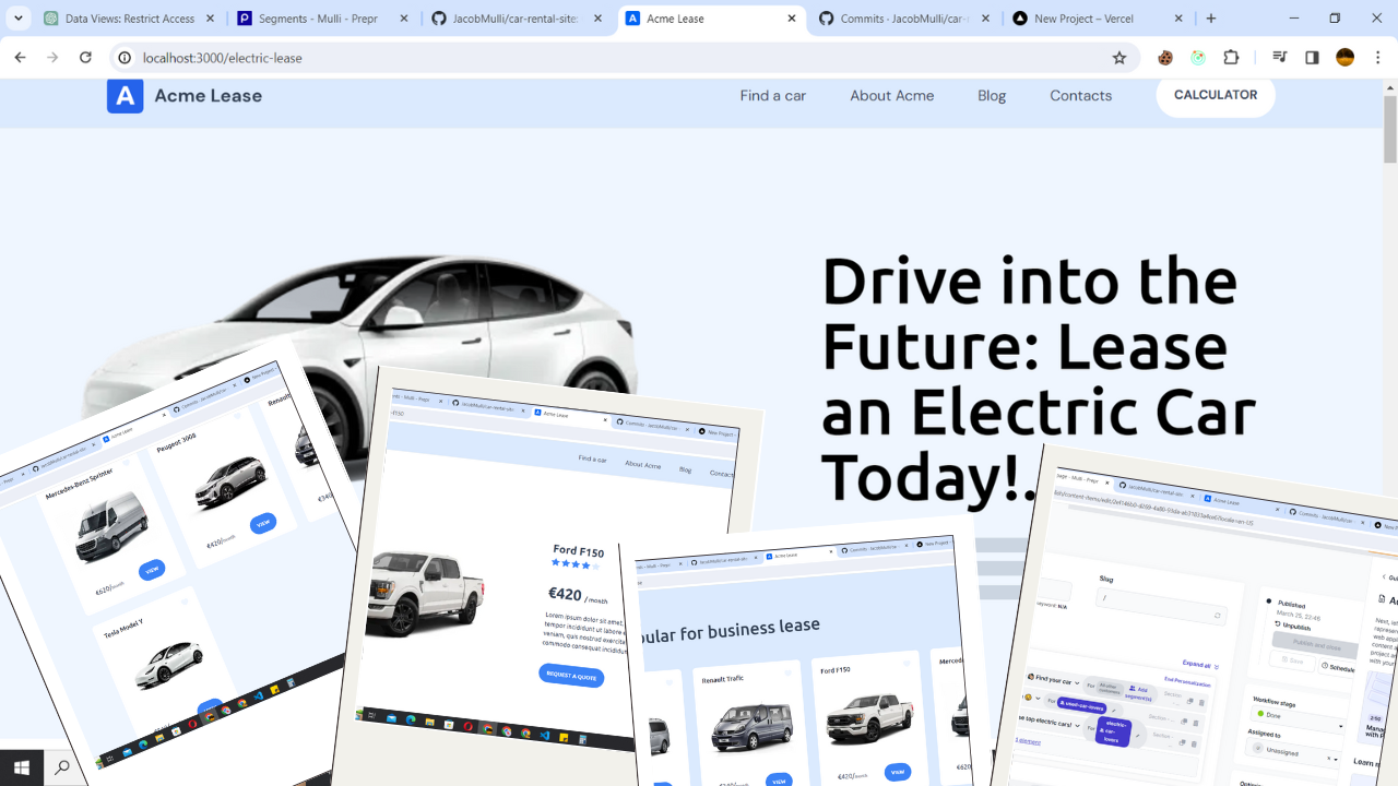  A Car Rental site with A/B TESTING using Next.js 14